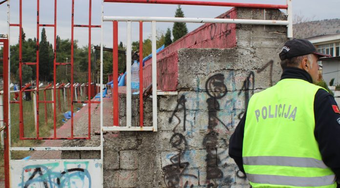 Prekinuta utakmica Crvena stijena - Zabjelo