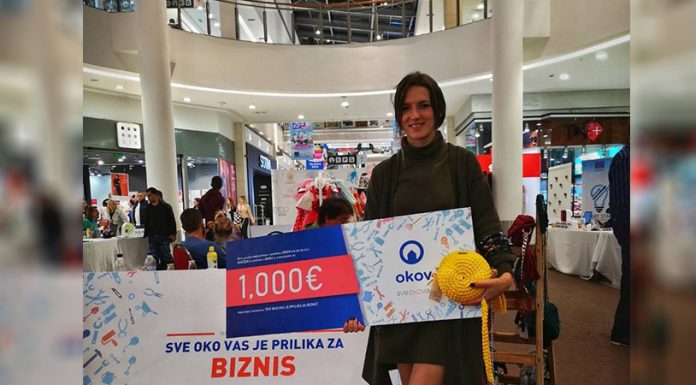 „Štrikarica" Jovana Đurišić pobjednica takmičenja „Sve oko Vas je prilika za biznis"