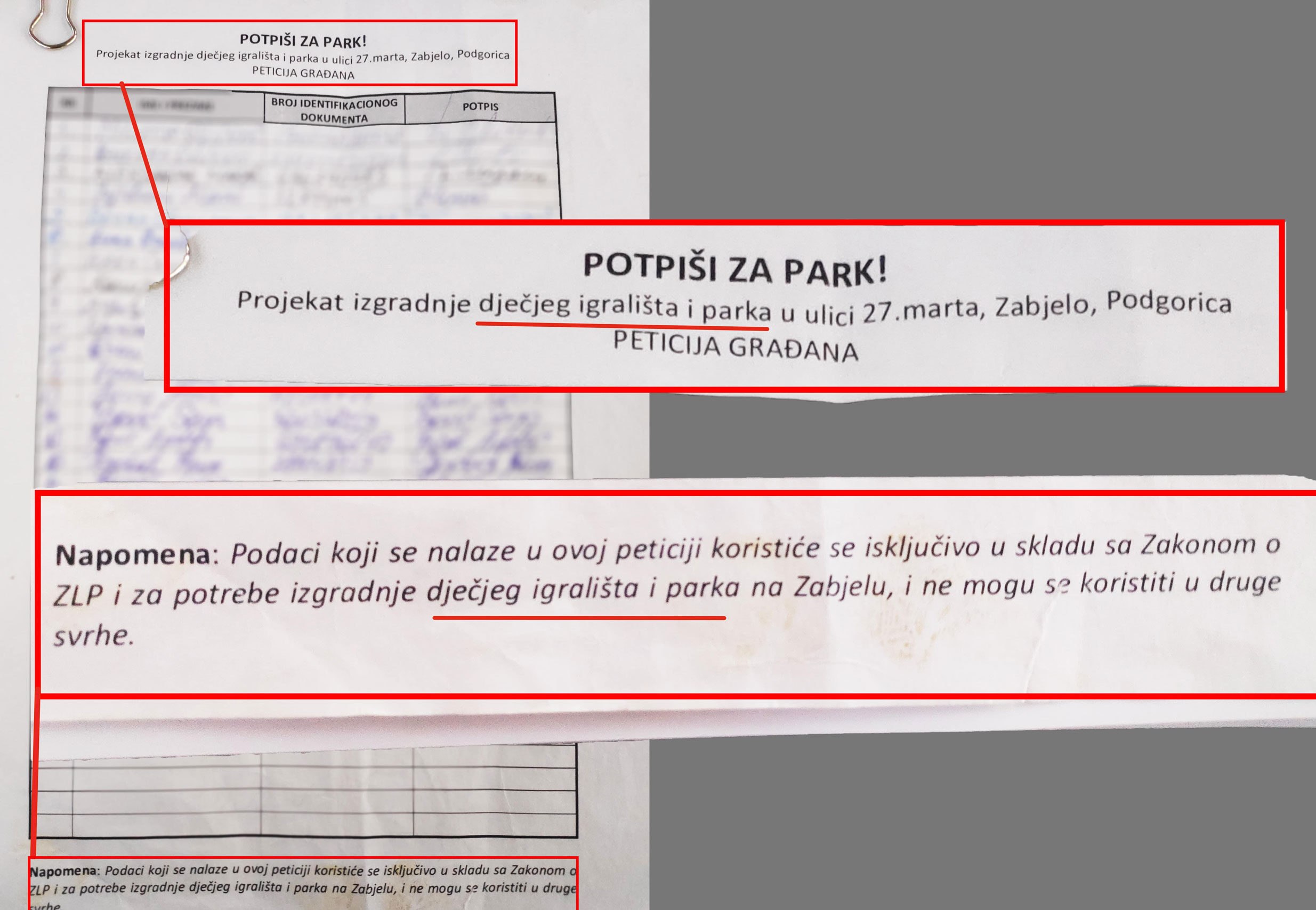 Nastavljena borba za drugu fazu parka, sastali se gradonačelnik i građani