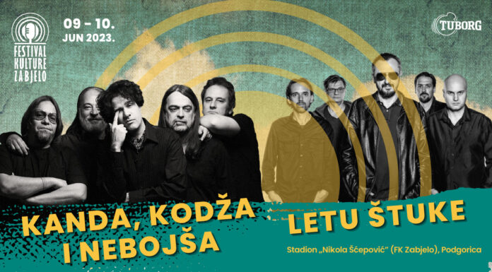 „Kanda, Kodža i Nebojša“ i „Letu Štuke“ pojačavaju Festival kulture Zabjel