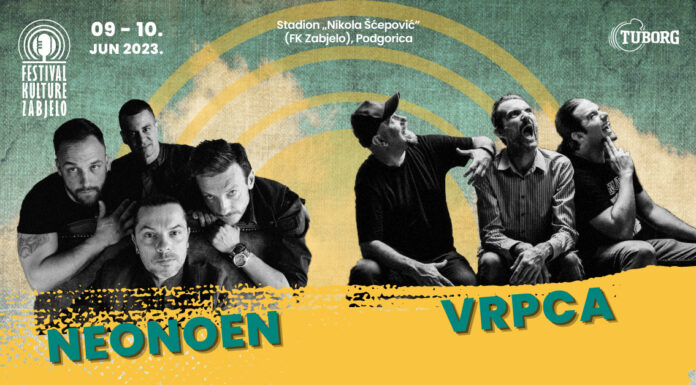 Vrpca i zabjelski bend NeonoeN zaokružuju Festival kulture Zabjelo