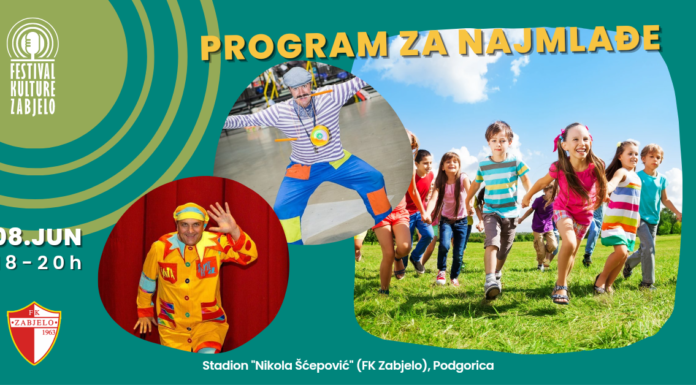 Dječiji program na stadionu Zabjela u četvrtak 8. juna - ulaz slobodan